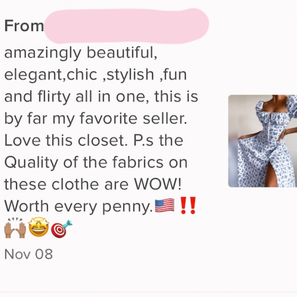 Floral Print White Midi Dress - Picture 10 of 14